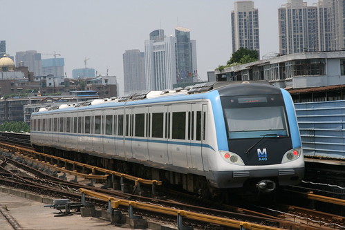 Wuhan Metro DKZ8 series(3rd generation) in Zongguan.Sta, Wuhan, Hubei, China /June 10, 2018