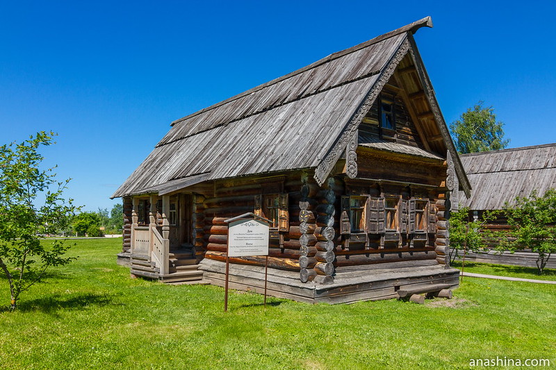 Дом из деревни Васенино Гороховецкого района, Музей деревянного зодчества, Суздаль