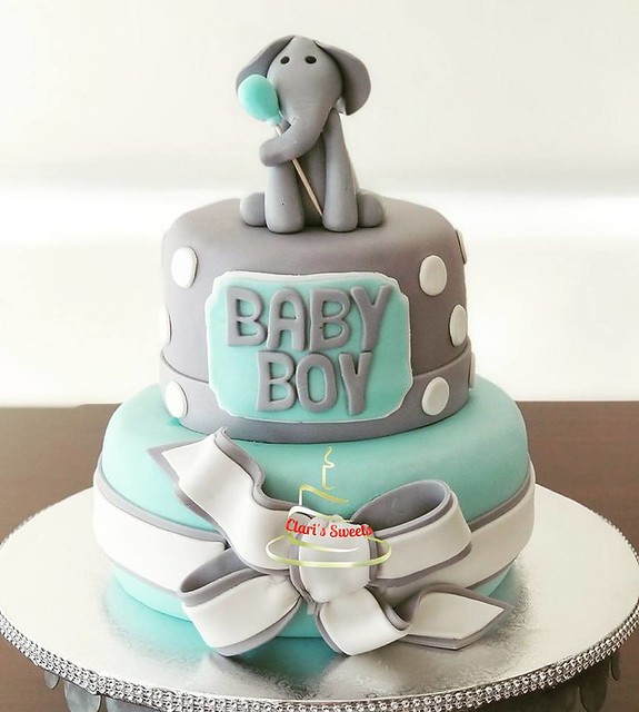 Baby Shower Cake by Clari's Sweets