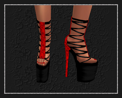 platform - front band laced red