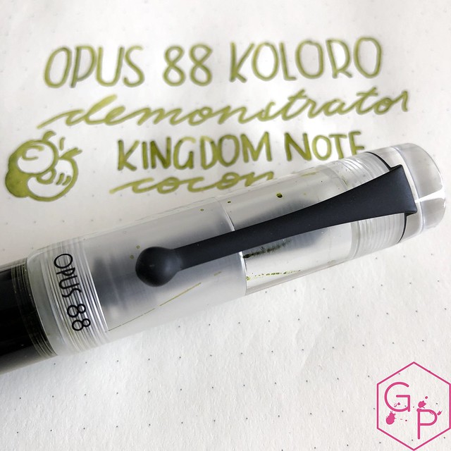 Opus 88 Koloro Demonstrator Fountain Pen Review @GoldspotPens 22