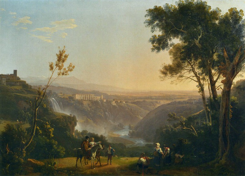 Luigi Basiletti - Veduta della campagna di Roma presso Tivoli (1821)