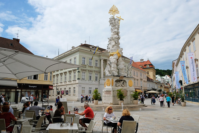 Hauptplatz, Baden bei Wien, Austria