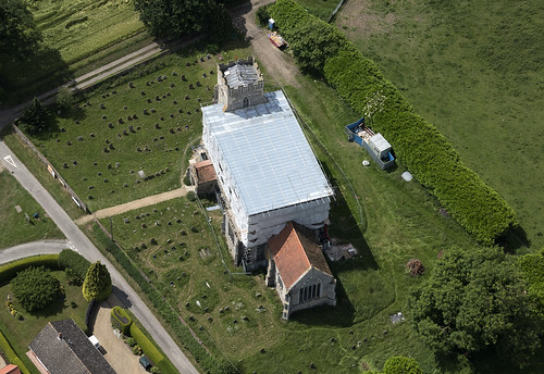 thompson norfolk church repairs scaffolding above aerial nikon d810 hires highresolution hirez highdefinition hidef britainfromtheair britainfromabove skyview aerialimage aerialphotography aerialimagesuk aerialview drone viewfromplane aerialengland britain johnfieldingaerialimages fullformat johnfieldingaerialimage johnfielding