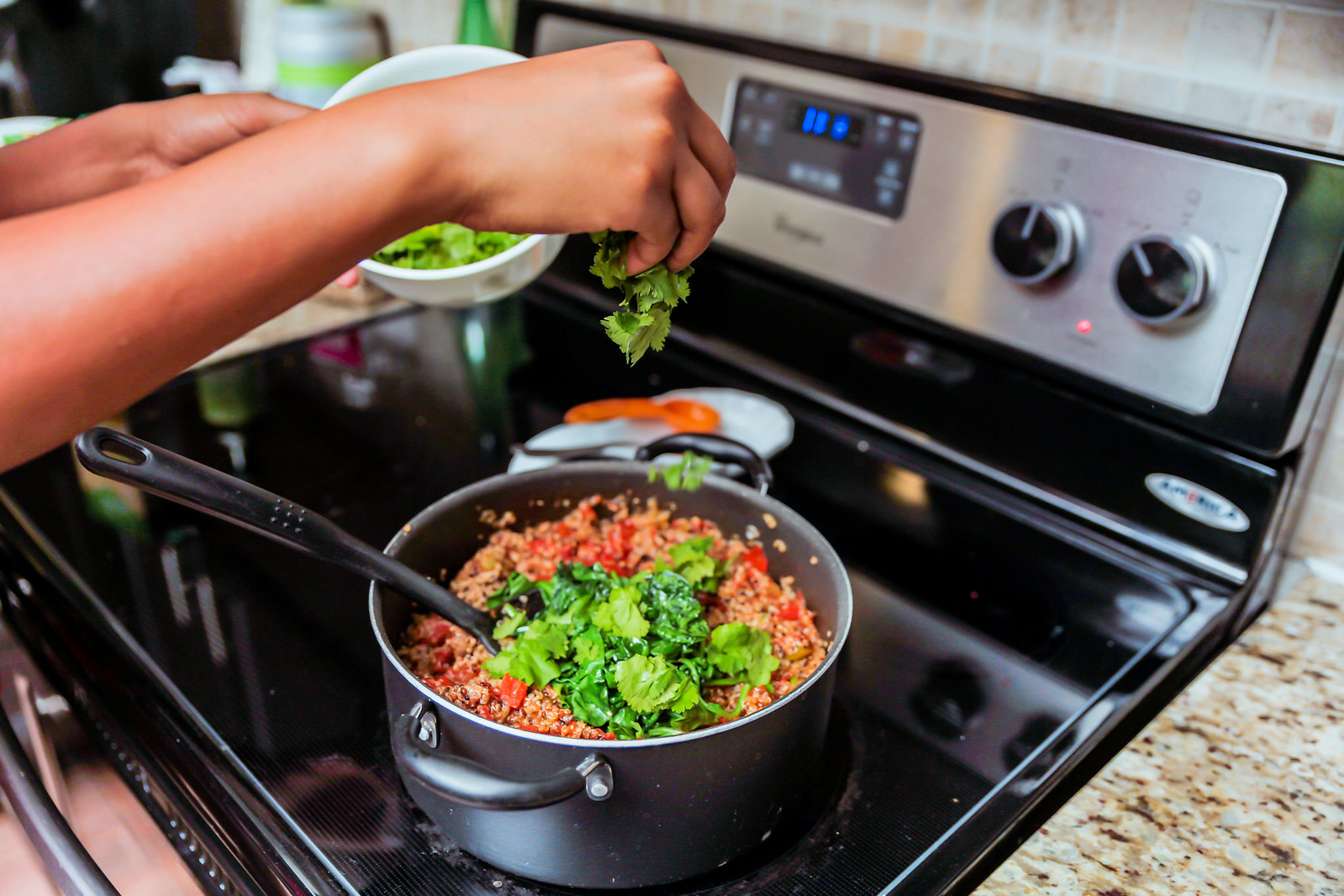 how to cook succotash with cilantro