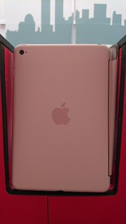 iPad Mini on red