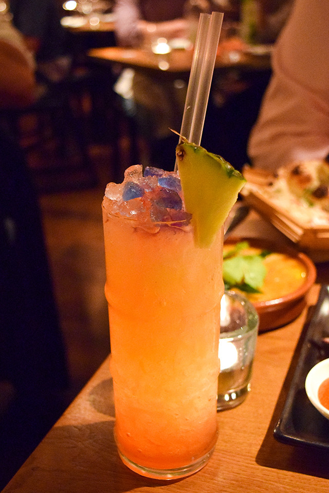 Pineapple Gin-Ji at Roti Chai, Marylebone #indian #smallplates #marylebone #london