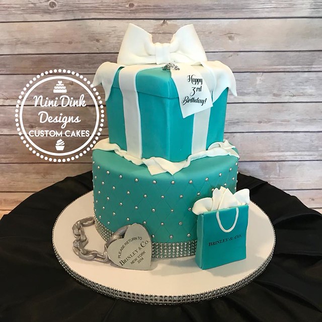 Tiffany Inspired Cake by Nini Dink Designs Custom Cakes