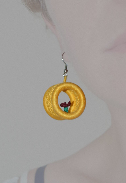 Little flower - Crochet earrings