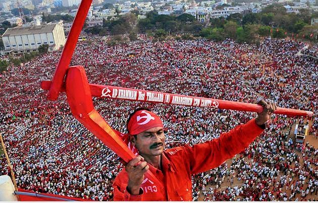 Uma imensa mobilização de trabalhadores rurais indianos contra a violência e as políticas do governo marca 2018 - Créditos: NewsClick