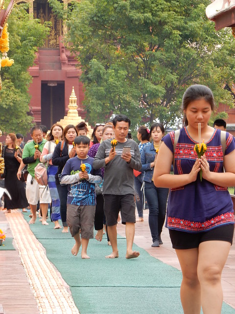 FIN DE AÑO EN EL NORTE DE TAILANDIA - Blogs de Tailandia - Lamphun, la ciudad antigua (6)