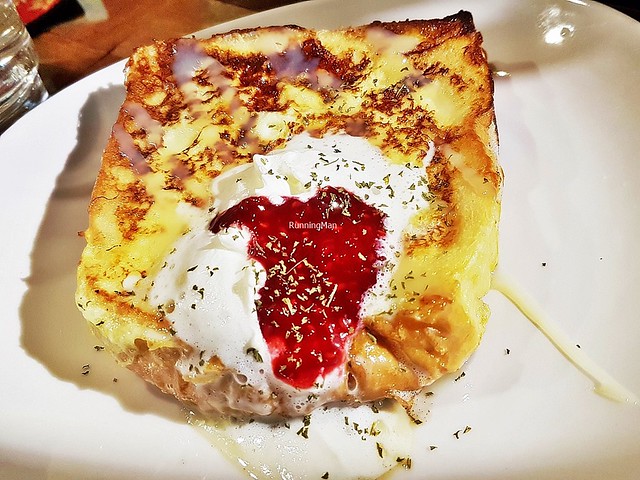 French Toast With Home Made Raspberry Jam