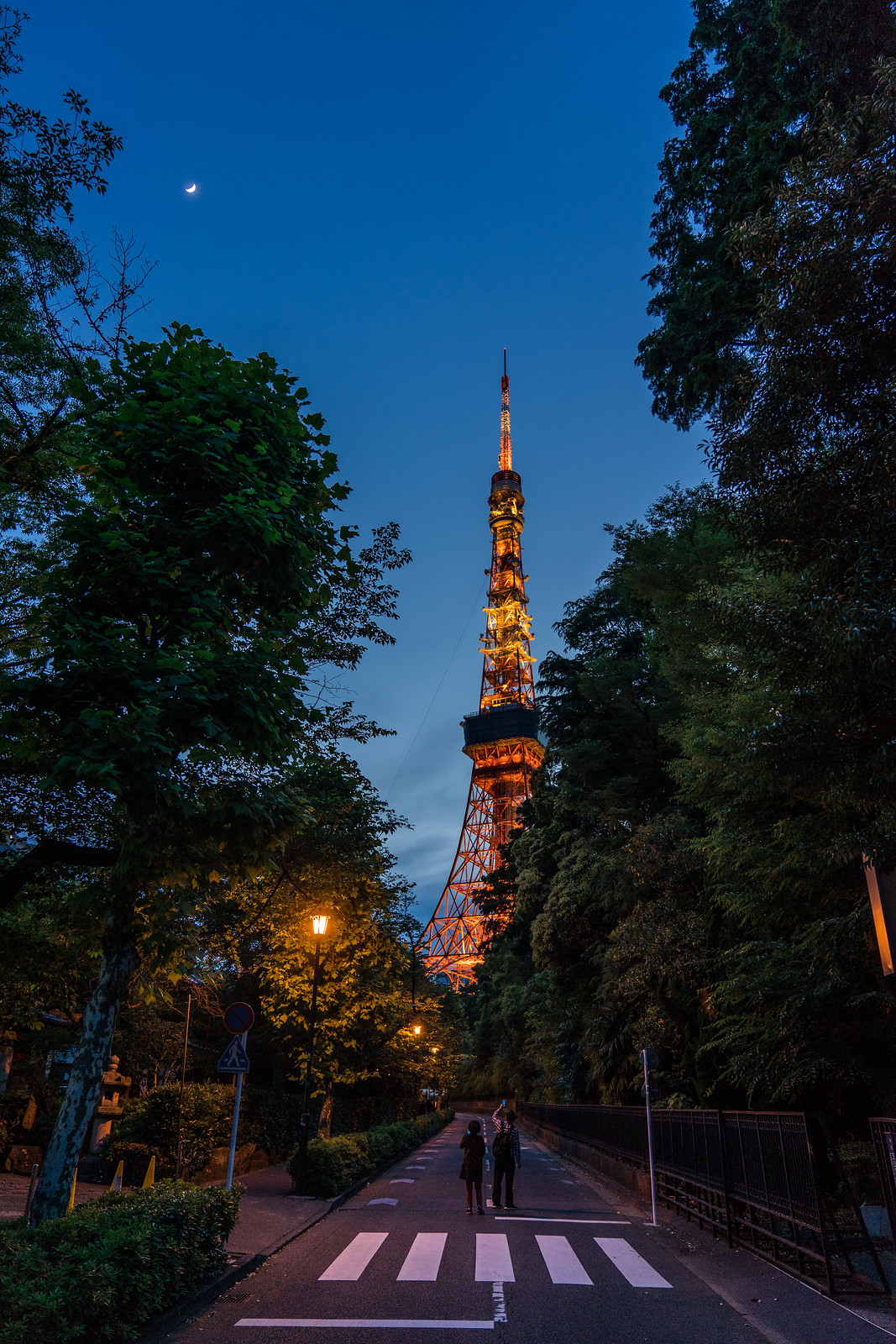 東京夜景 掌握東京鐵塔夜景 來到東京鐵塔不能錯過的三個拍攝位置 剪影 夜景 車軌一次把握 羅賓的攝影漫步
