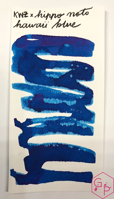 KWZ Ink Hawaii Blue Ink Review 1