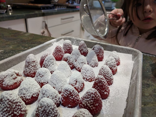 Roasting Strawberries