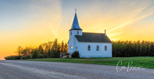canada saskatoon bergheim lutheran church canon 7dmkii sunset evening prairie saskatchewan