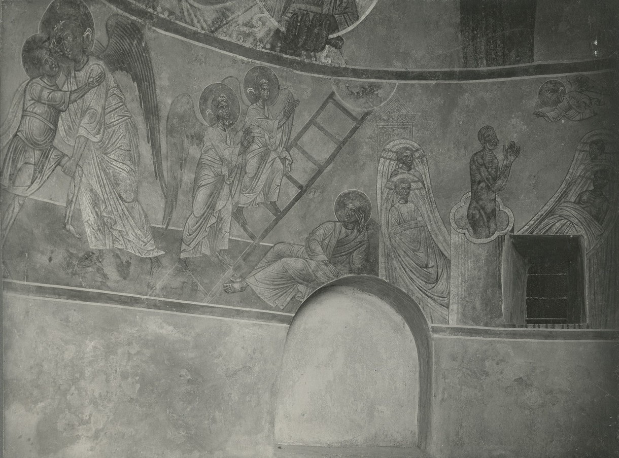 Фрески дьяконника   Спасо-Преображенского собора Мирожского монастыря