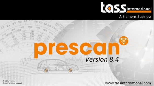 TASS International PreSCAN 8.4.0 full license
