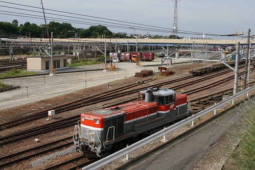 JR Freight DE10 series in Hazawa.Sta, Yokohama, Kanagawa, Japan /May 28, 2018