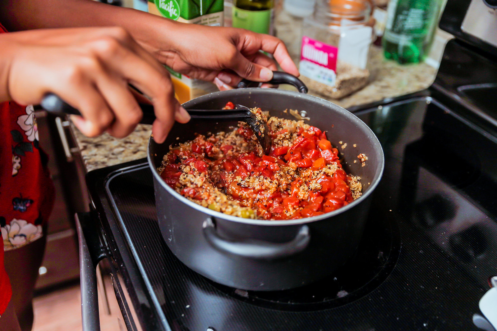 how to make succotash with quinoa