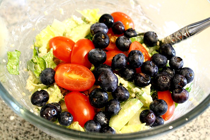 Blueberry Quinoa Chicken Salad
