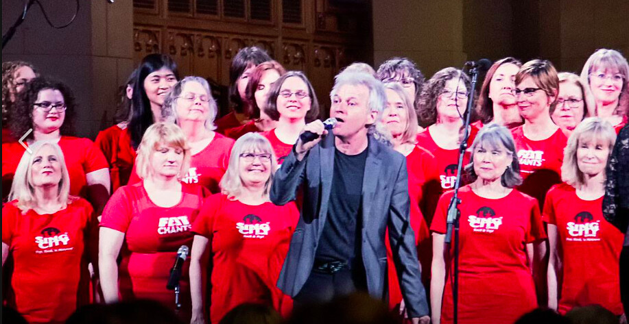 With Sing City Choir, May 2017