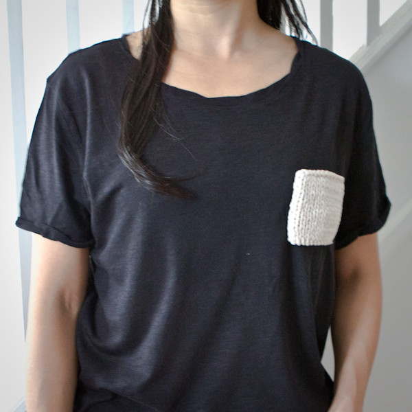 Knitted Pocket Tee