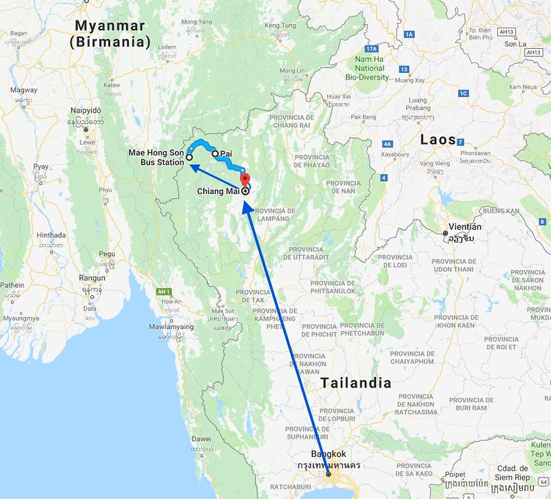 Itinerario - FIN DE AÑO EN EL NORTE DE TAILANDIA (1)