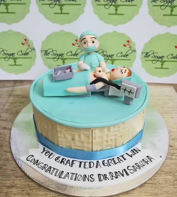 Birthday Cake for Gynecologist and a renowned Water Birthing Practitioner.  | Modern birthday cakes, Birthday cakes for men, Doctor cake