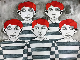 24 & 21 - Clone Children - Art Journal Page