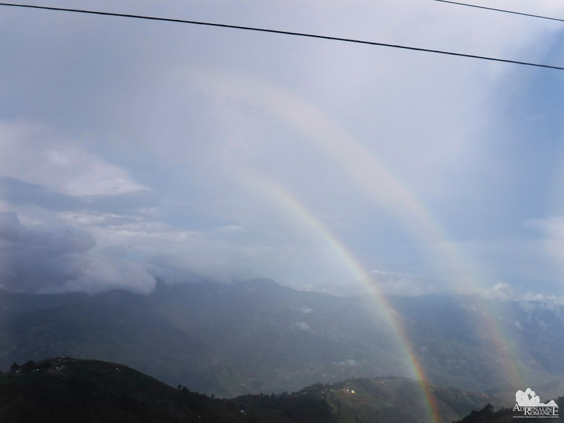 Double rainbow at Halsema Highway
