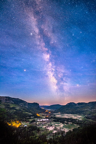 wolf creek pass colorado scenic overlook night stars galaxy milkyway darksky pagosasprings westfork nikon d800e sigma 14mm f18