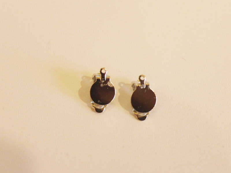 clip on earring findings