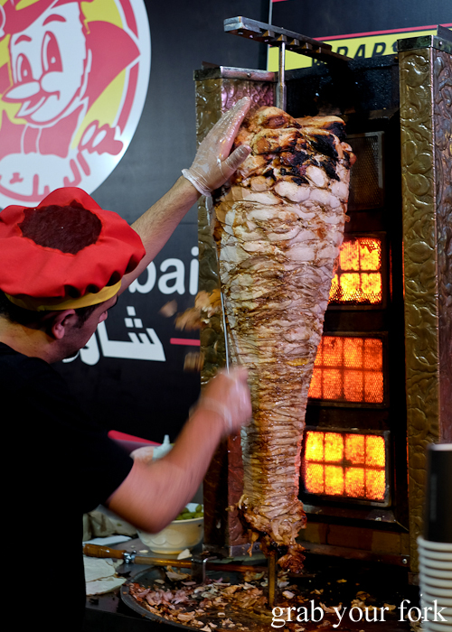 Chicken doner kebab at Lakemba Ramadan Food Festival 2018 on Haldon Street
