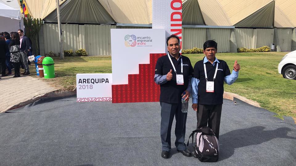 Productores del Carchi participan en  VII encuentro empresarial andino en Perú