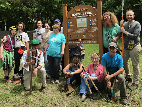 Trail Clean Up Project at Prospect Park