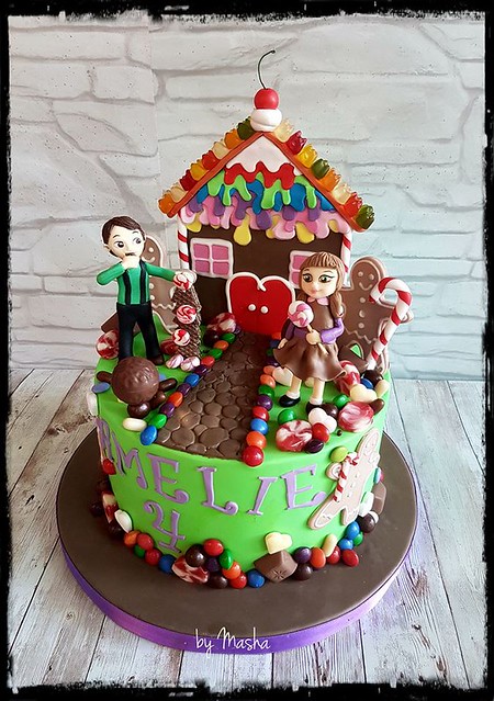 Hansel and Gretel Themed Cake from Sweet Cakes by Masha