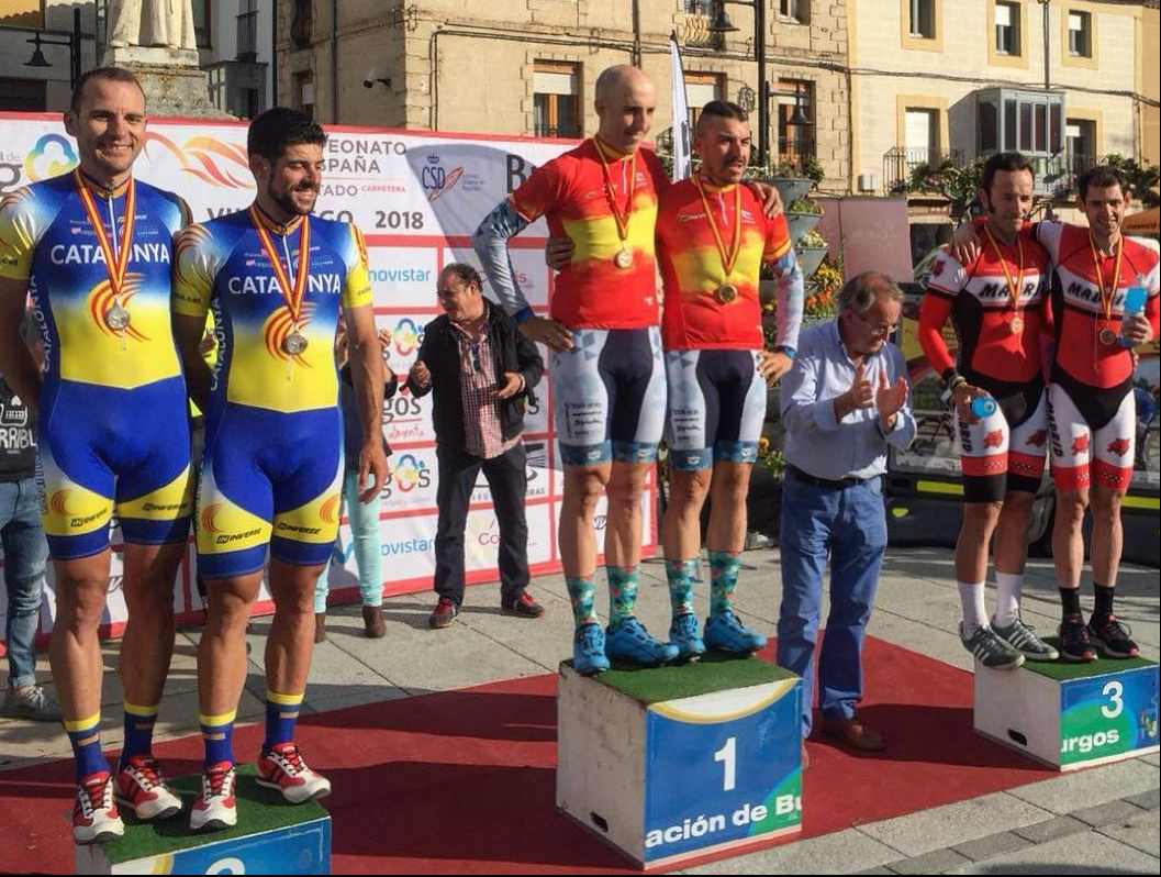 Adolfo Bellido, campeón de España de ciclismo adaptado en Burgos