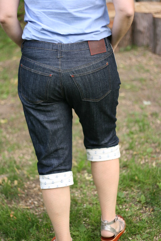 Knee-Length Morgan Boyfriend Jeans, or: Making Jeans Without Enough Denim