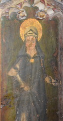 St Julian with a falcon (15th Century)