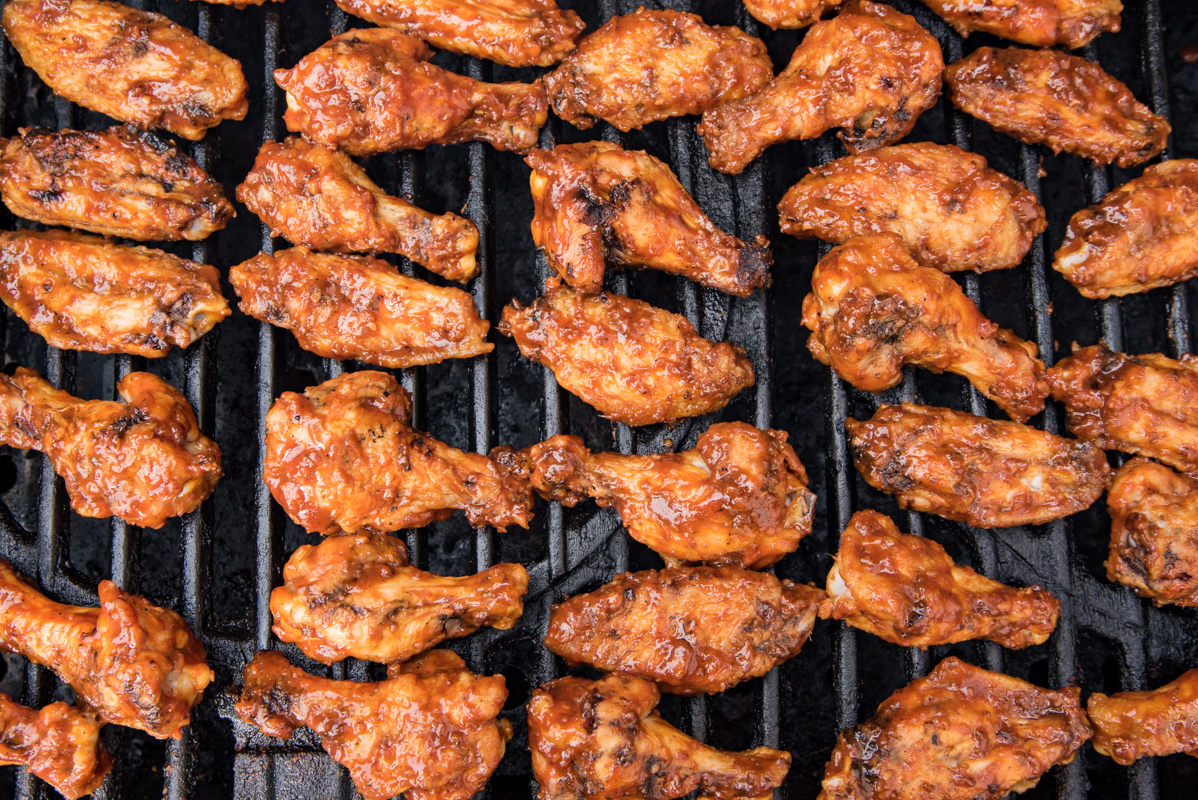 Grilled Korean Chicken Wings with Honey Gochujang Dipping Sauce www.pineappleandcoconut.com #ad #discoverworldmarket