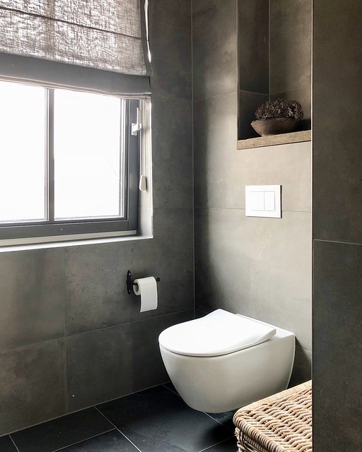 Badkamer toilet beton ciré