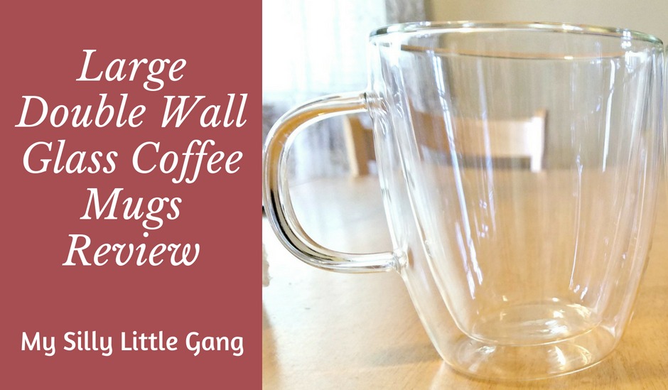 Large Double Wall Glass Coffee Mugs Review