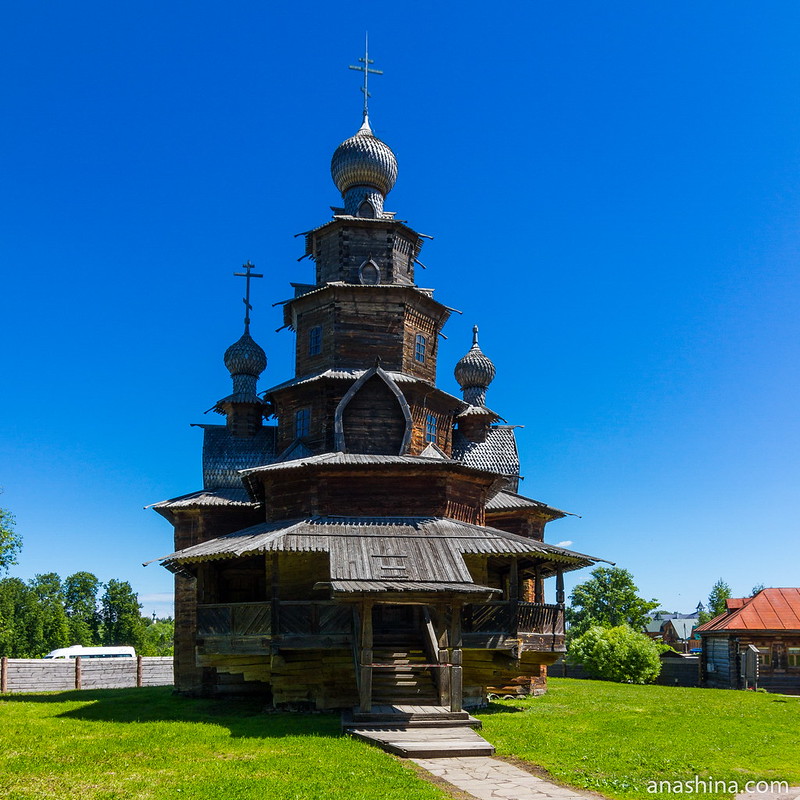 Преображенская церковь, музей деревянного зодчества, Суздаль