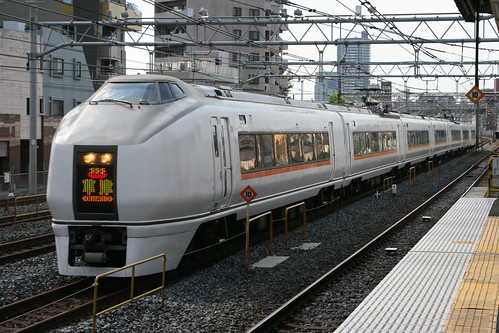 JR East 651 series(1000s) in Minami-Urawa.Sta, Saitama, Saitama, Japan /June 3, 2018