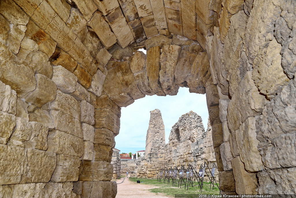 В Херсонесе отреставрировано уникальное фортификационное сооружение
