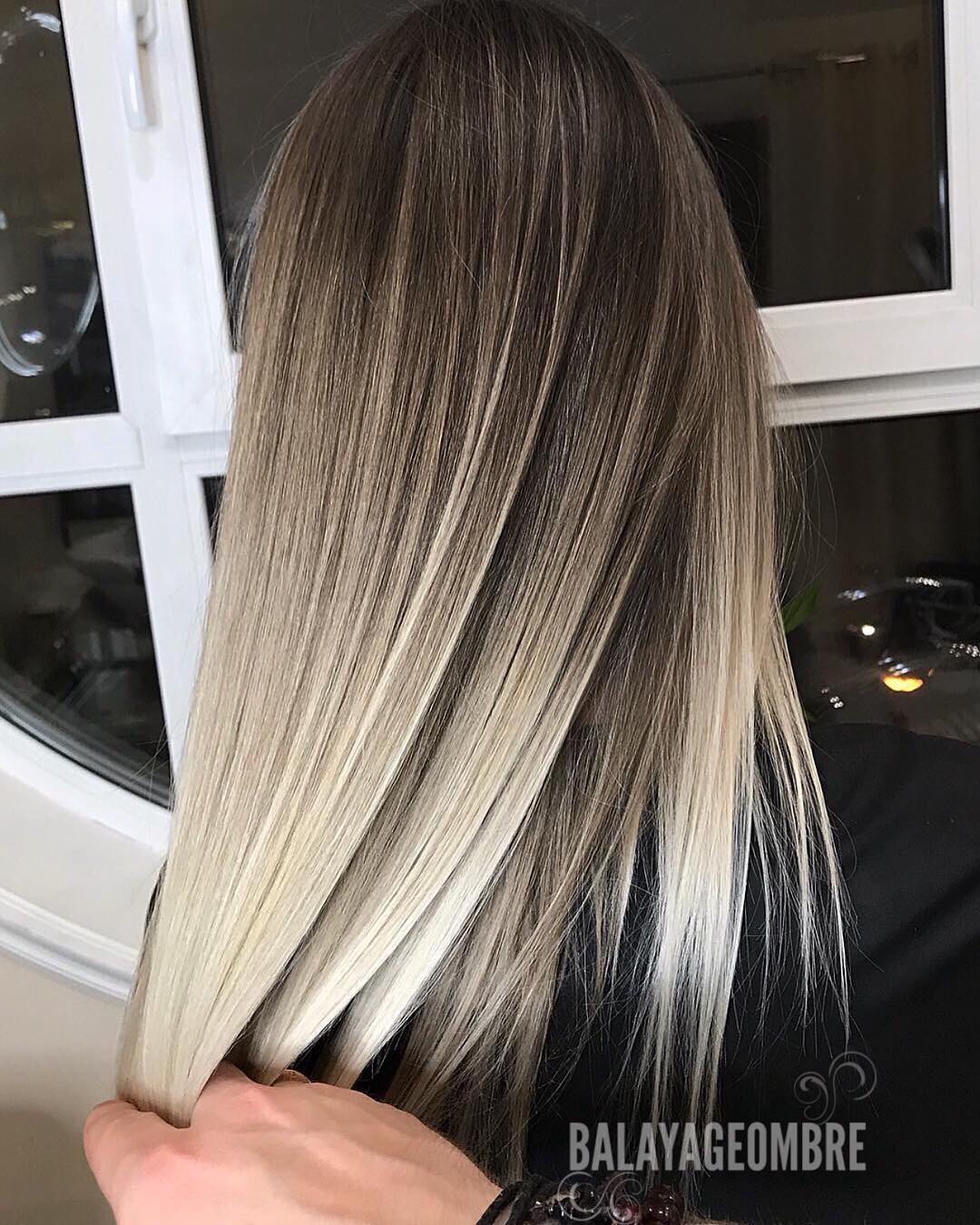 2018 Ombre Balayage Hairstyles For Chic Mid Length Hair ! 7