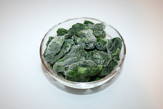 09 - Zutat Blattspinat / Ingredient leaf spinach