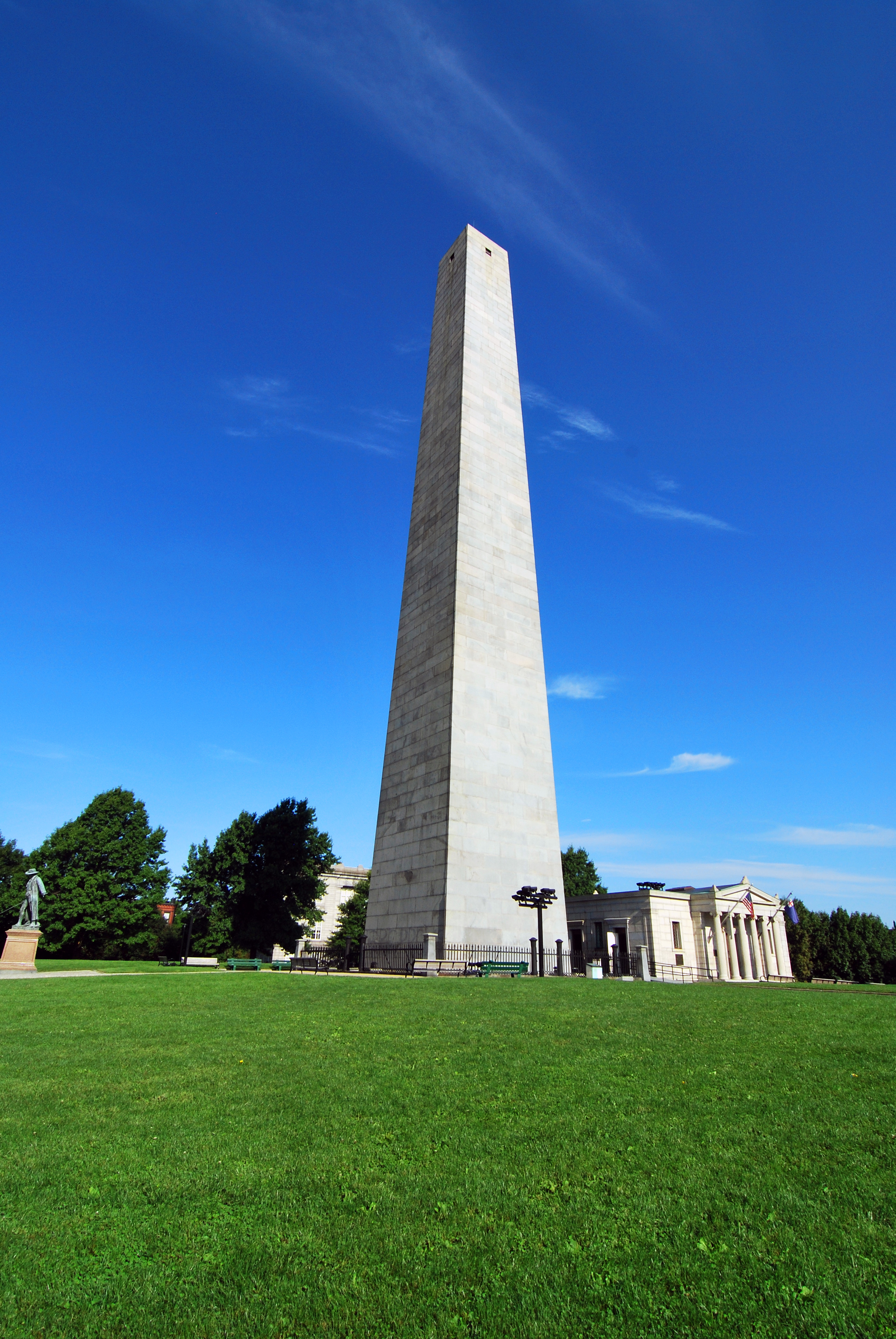 Bunker Hill Monument, in Charlestown, Massachusetts. Photo taken on September 4, 2009.