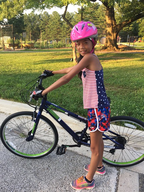 Samantha Learning to Ride a Bicycle